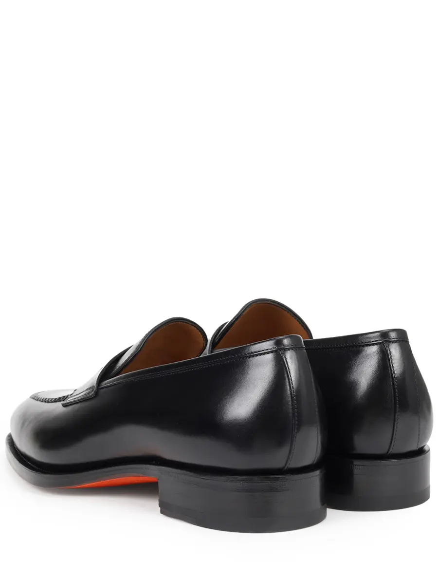 фото Лоферы кожаные santoni