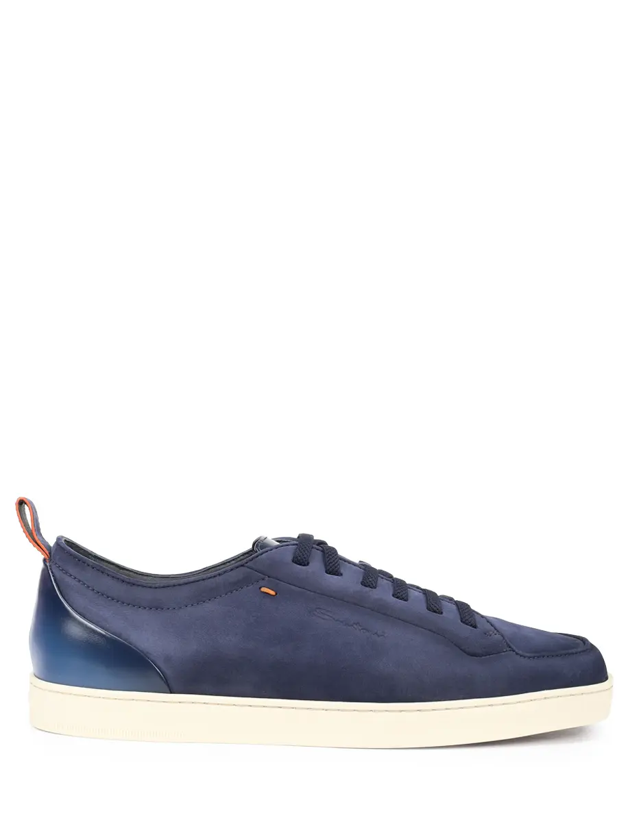 Кеды замшевые Santoni