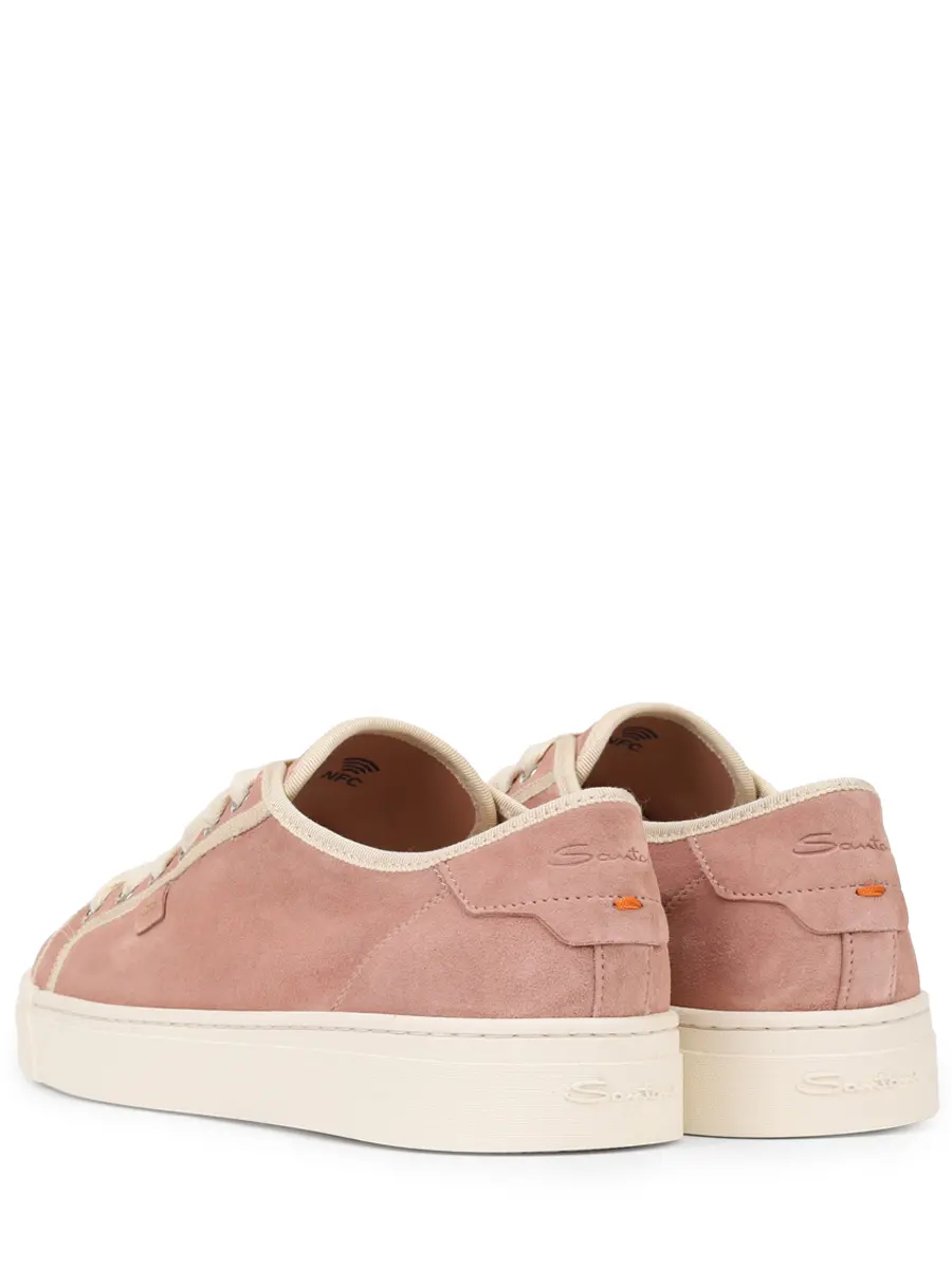 Кеды замшевые SANTONI WBGG61468PNNTEYDP48 Розовый  Фото 4