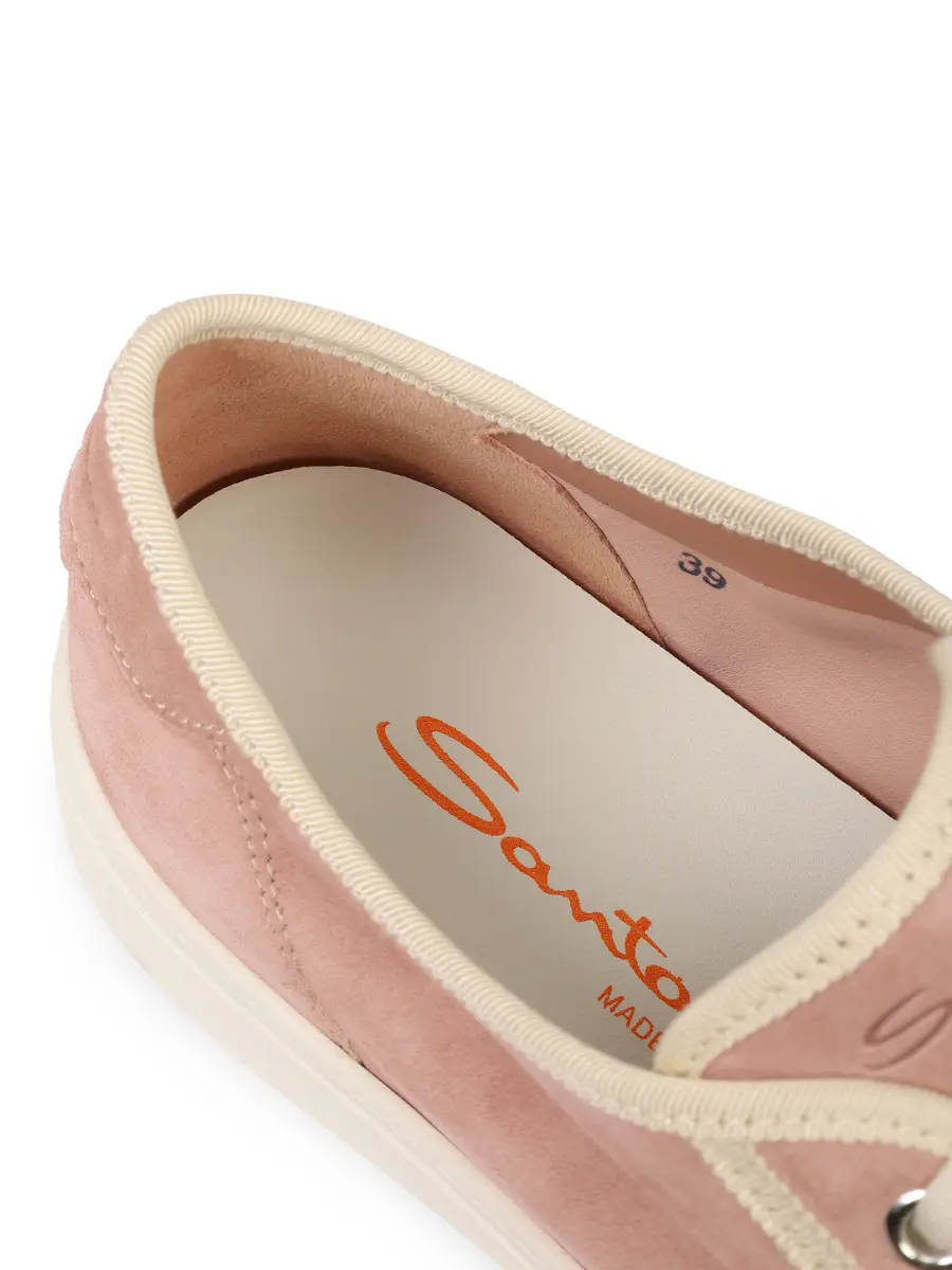 Кеды замшевые SANTONI WBGG61468PNNTEYDP48 Розовый  Фото 6