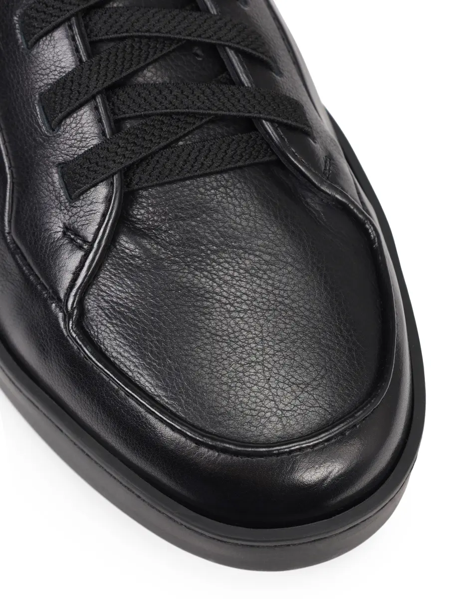 Кеды кожаные SANTONI MBNG22184NEATFRIN01 Черный  Фото 5