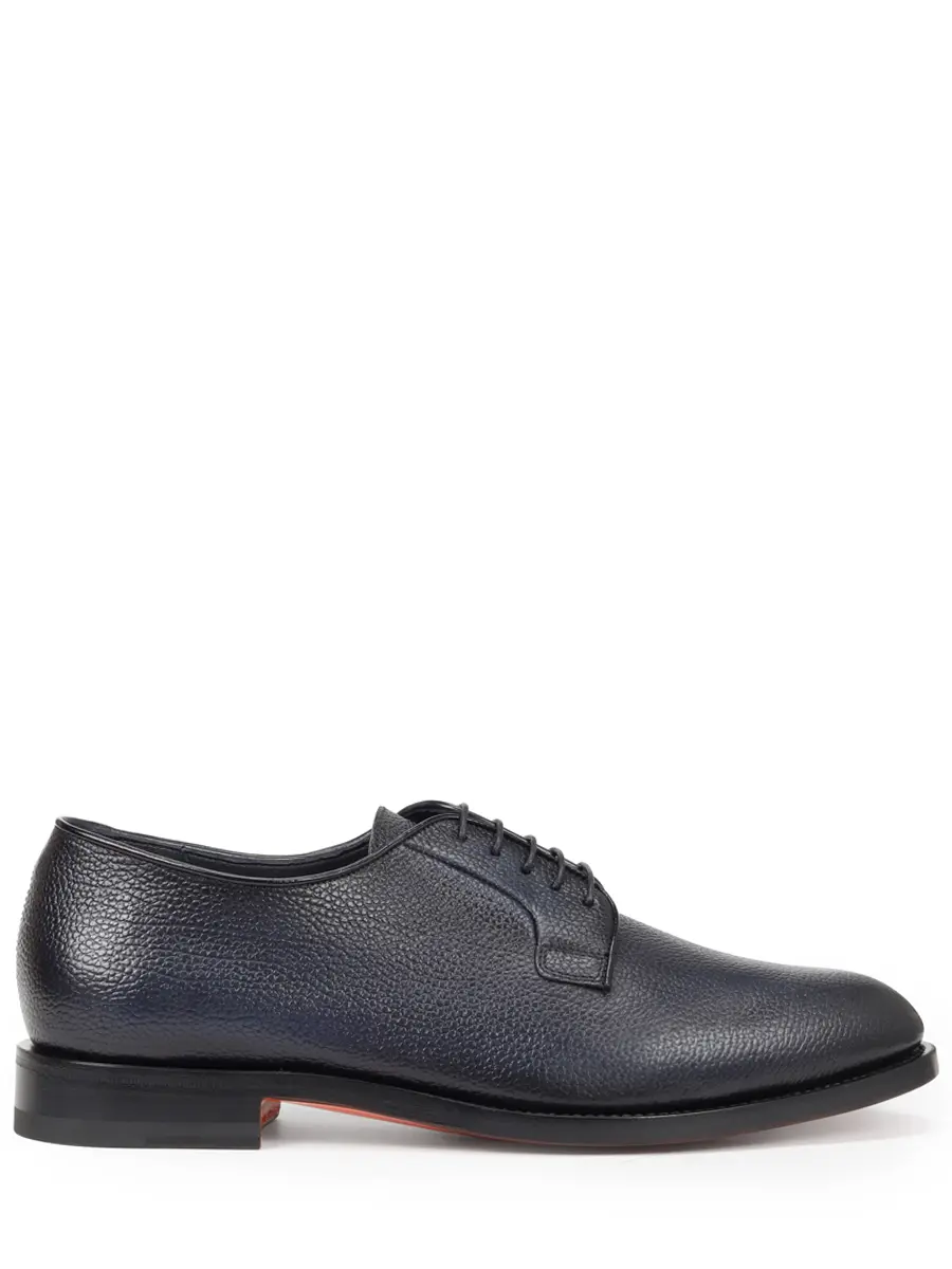 Дерби кожаные Santoni