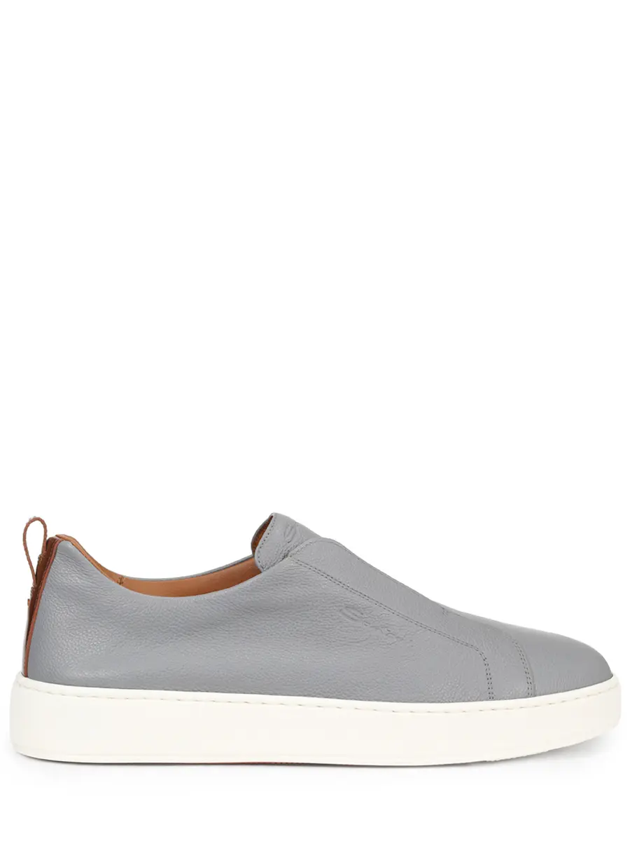 Кеды кожаные Santoni