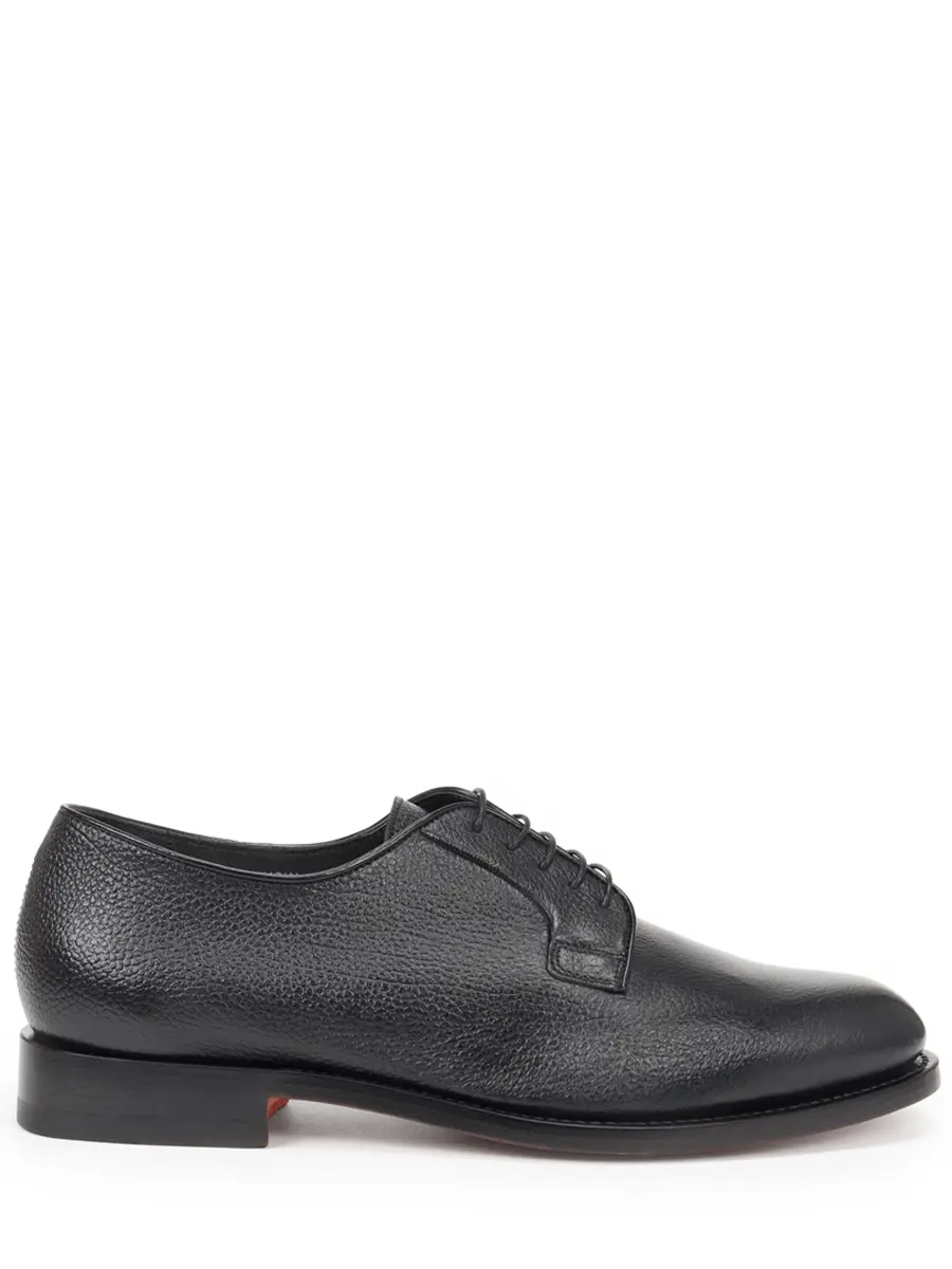 Дерби кожаные Santoni