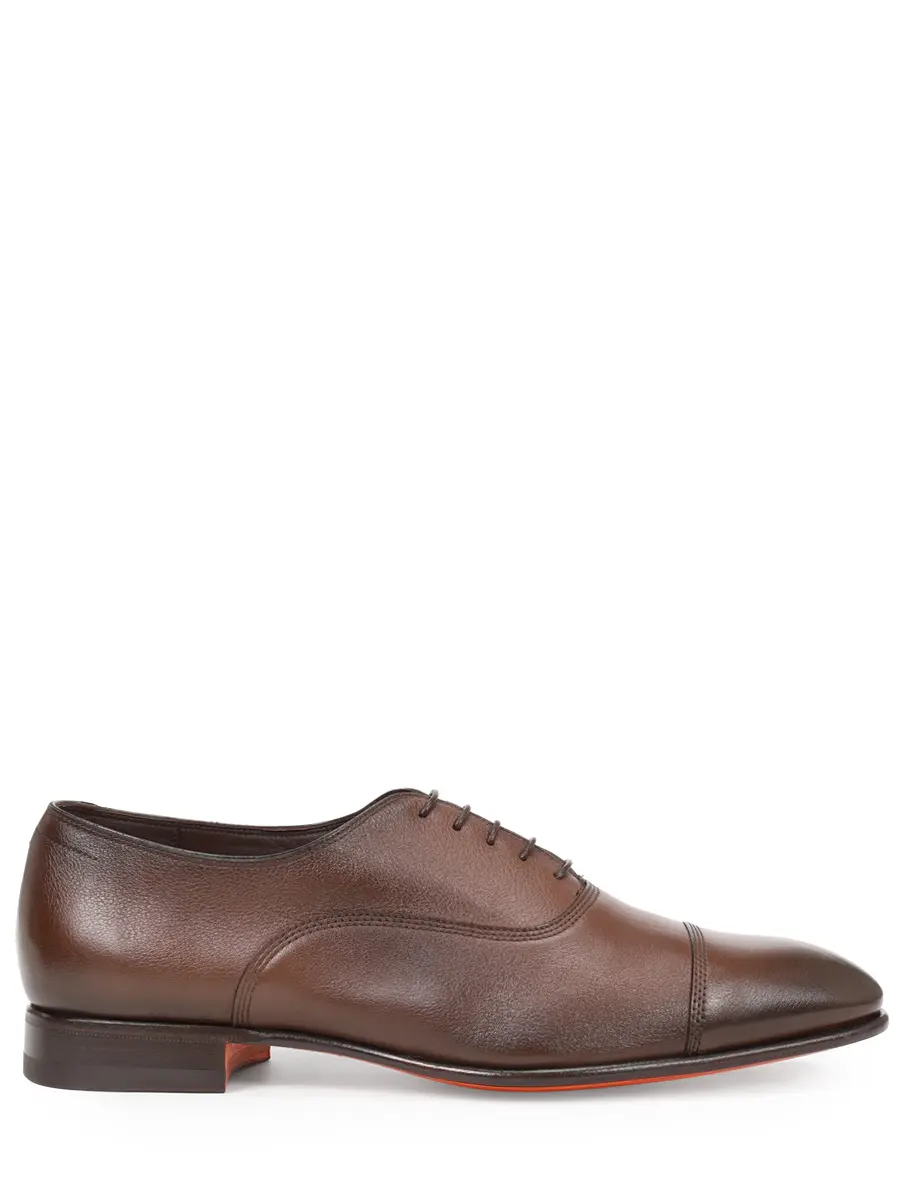 Оксфорды кожаные Santoni