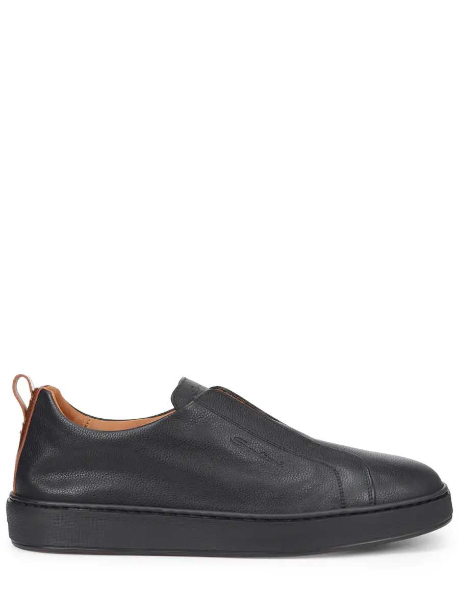 Кеды кожаные SANTONI MBCG21995NEATLLDN01 Черный 