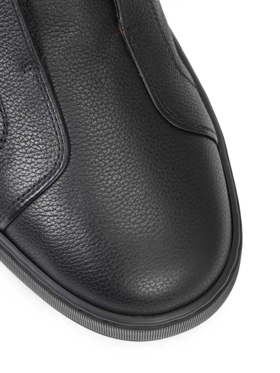 Кеды кожаные SANTONI MBCG21995NEATLLDN01 Черный  Фото 5