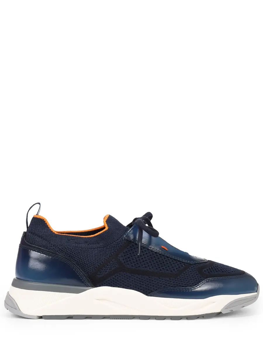 Кроссовки комбинированные SANTONI MBIG22135BGRNOTZU61 Синий 