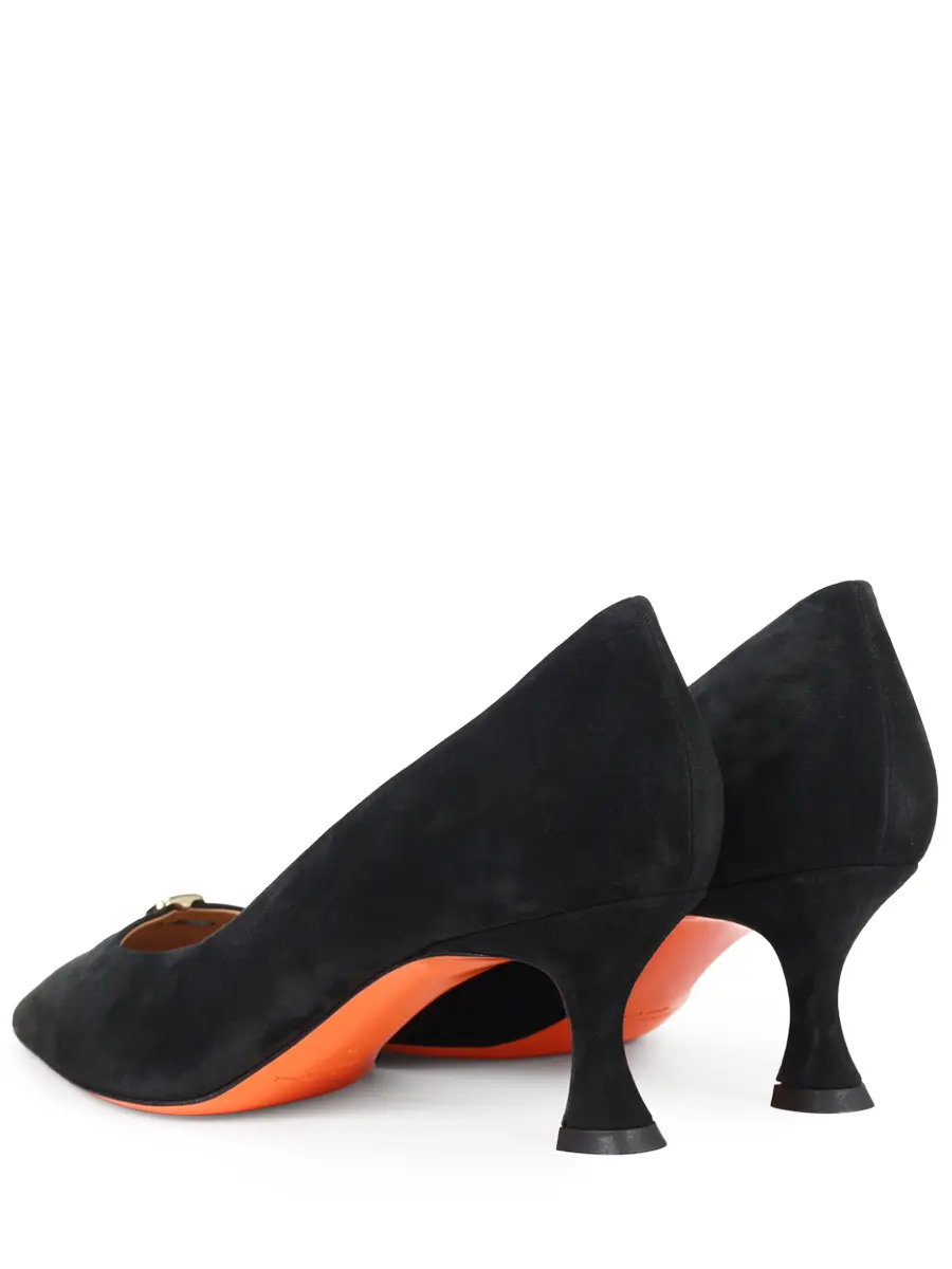 Туфли замшевые SANTONI WDIG71917HA2NHZWN01 Черный  Фото 4