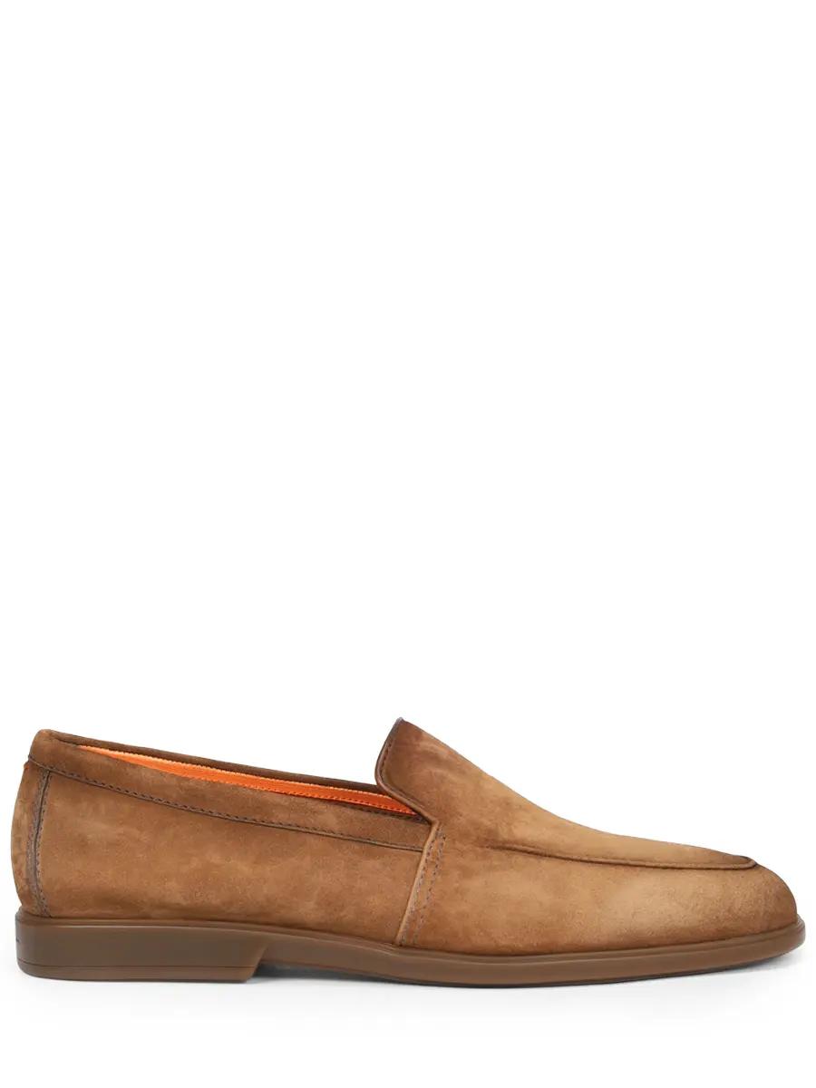 Лоферы замшевые Santoni