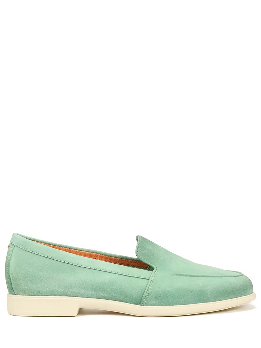 Лоферы замшевые Santoni