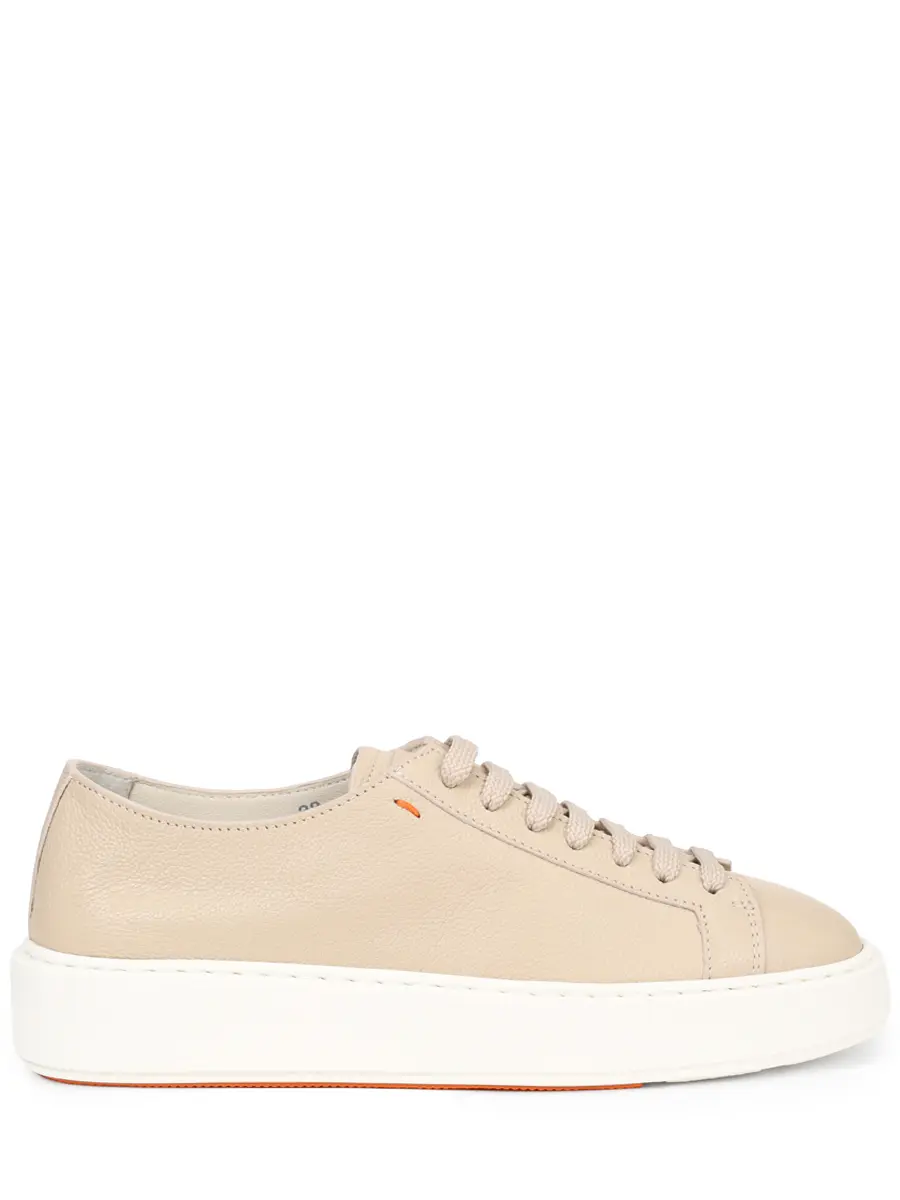 Кеды кожаные Santoni