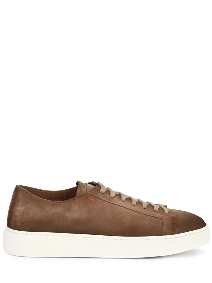 Кеды замшевые SANTONI MBCG21571BARTAOLM21 Коричневый 