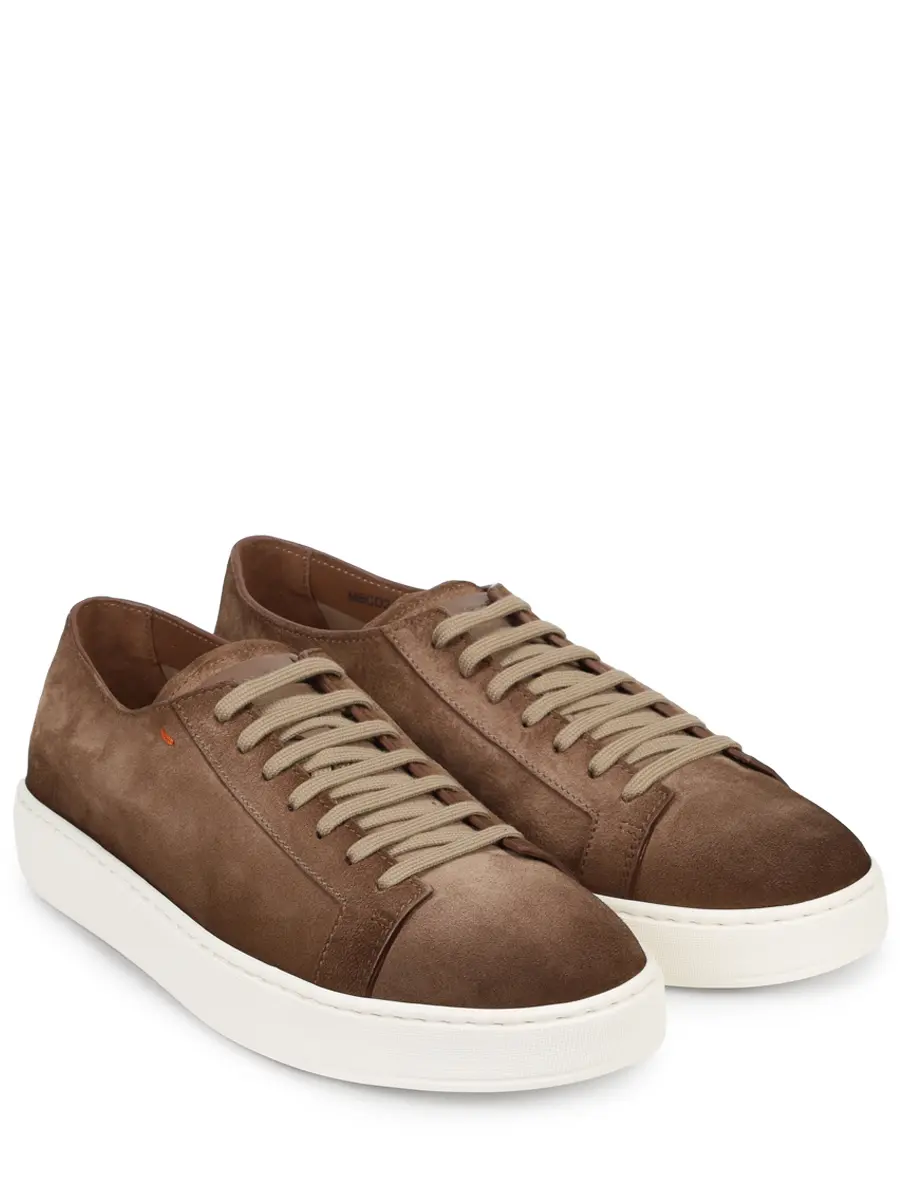 Кеды замшевые SANTONI MBCG21571BARTAOLM21 Коричневый  Фото 2