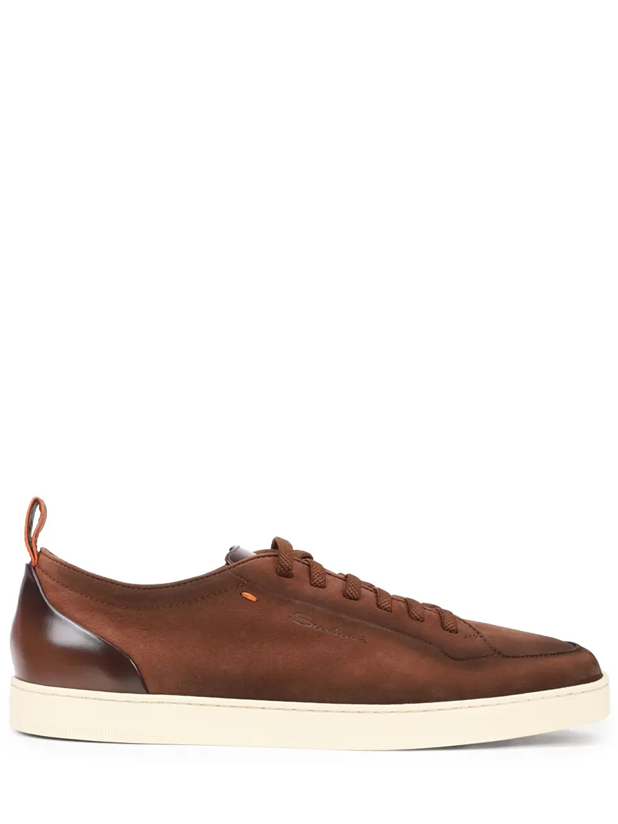 Кеды замшевые Santoni