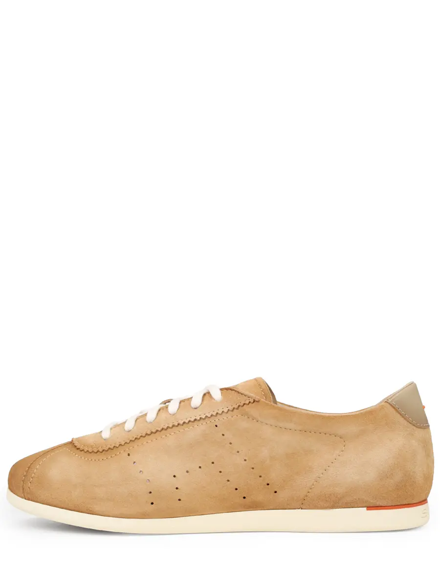 Кеды замшевые SANTONI WBYG61449TIRTIRTTNYC13 Бежевый  Фото 3
