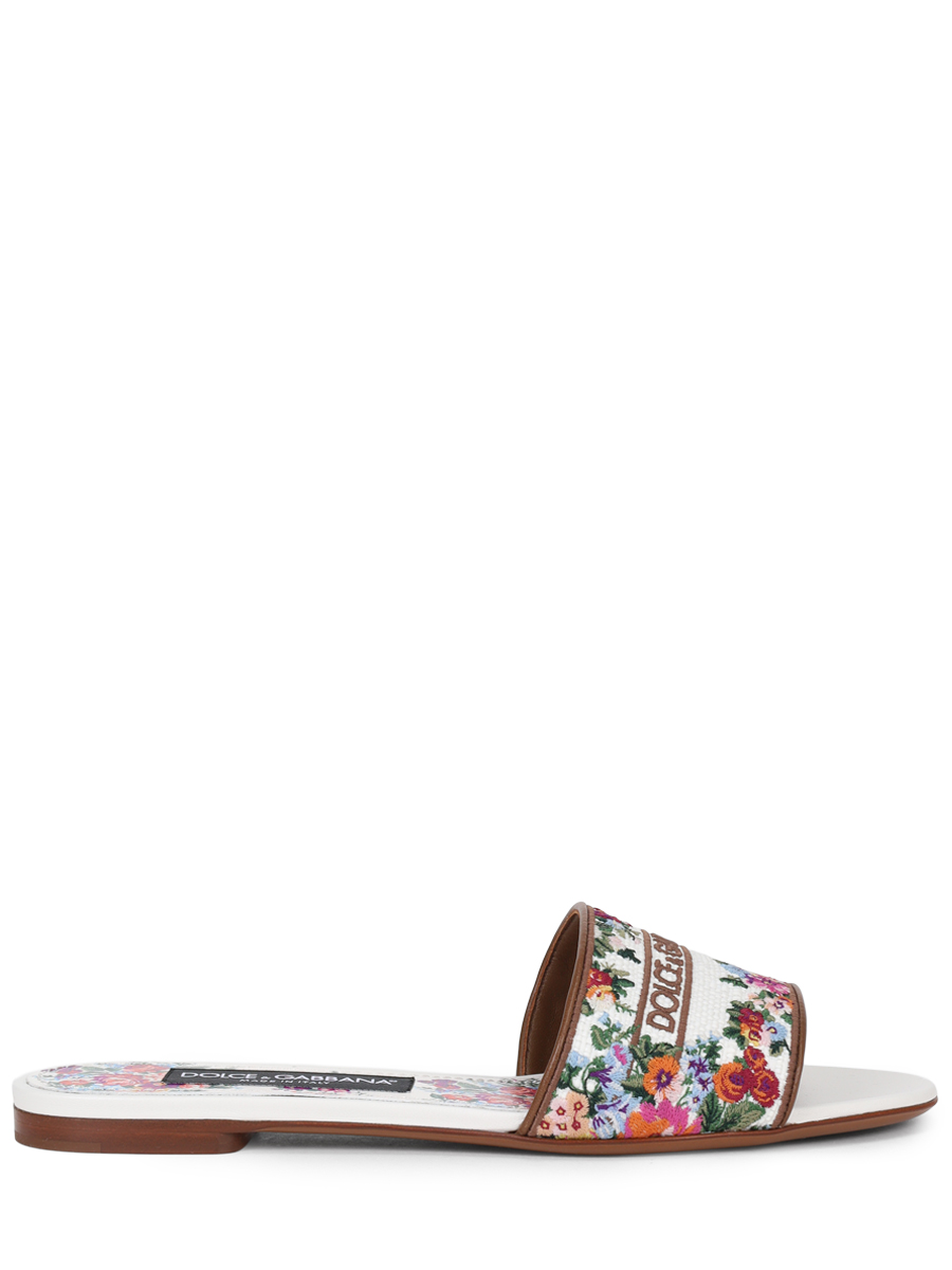 Шлепанцы текстильные DOLCE & GABBANA