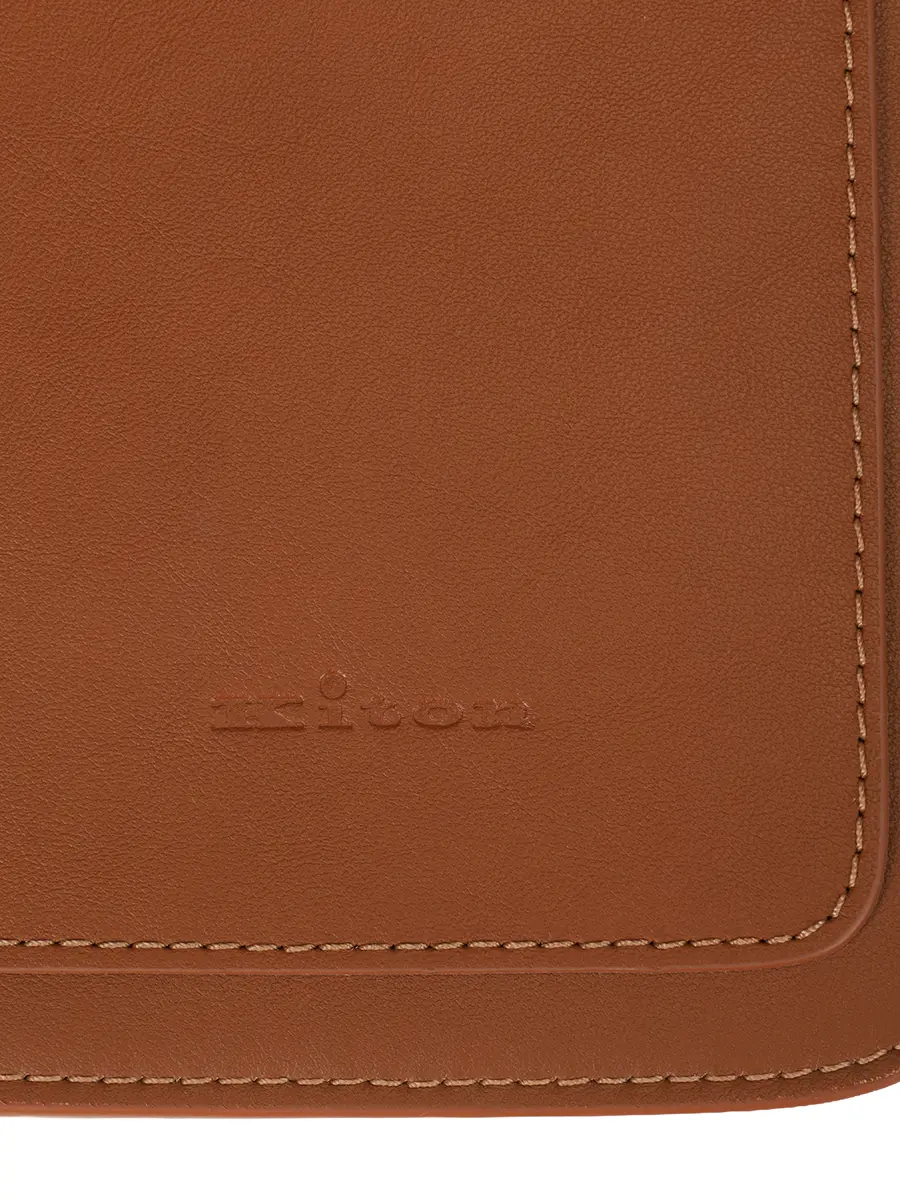 Сумка кожаная KITON DSPIERAN0144001001 Рыжий  Фото 5