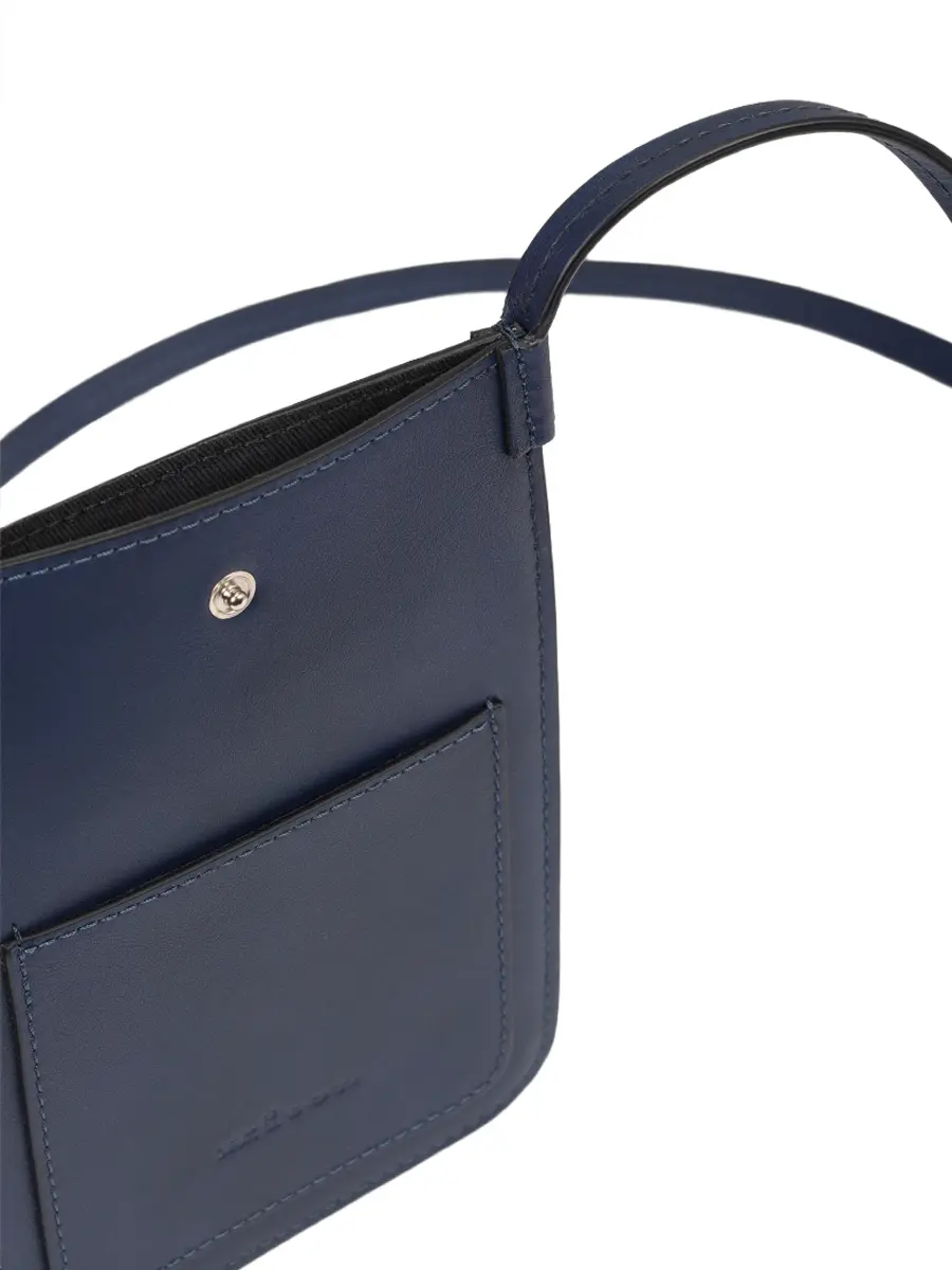 Сумка кожаная KITON DSPIERAN0144002002 Синий  Фото 4