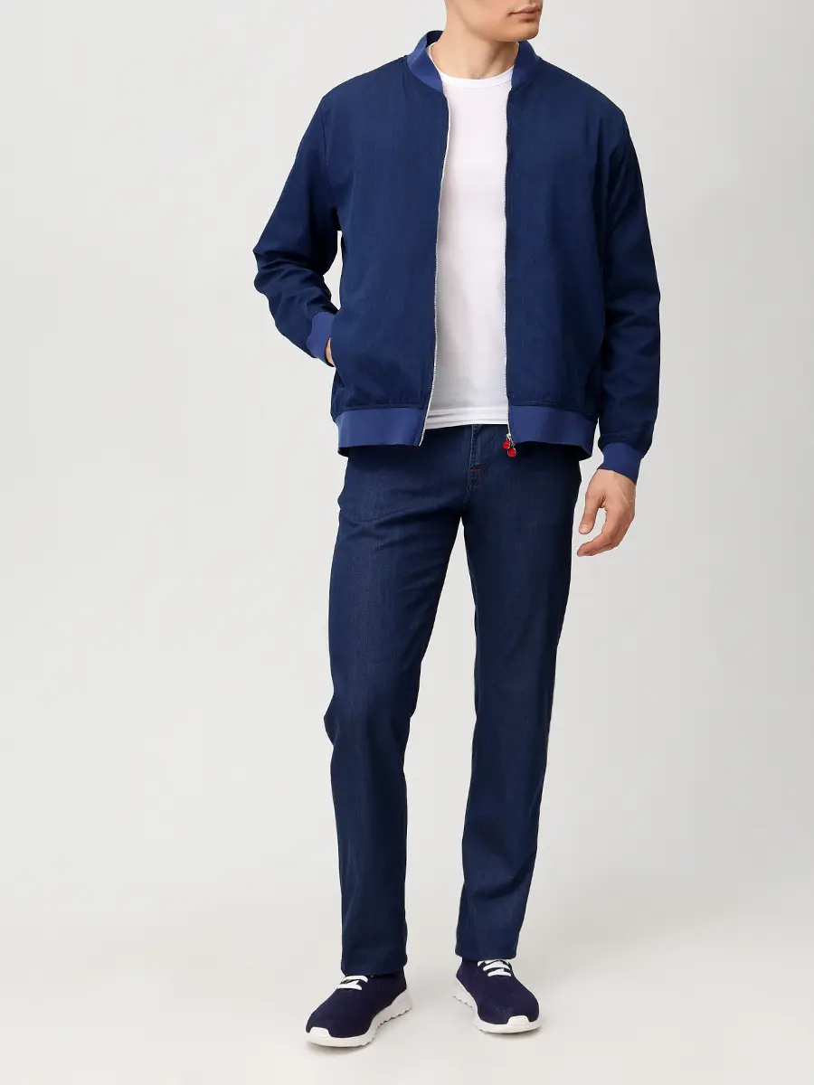 Футболка хлопковая KITON UNWM008K0727H01000 Белый  Фото 2