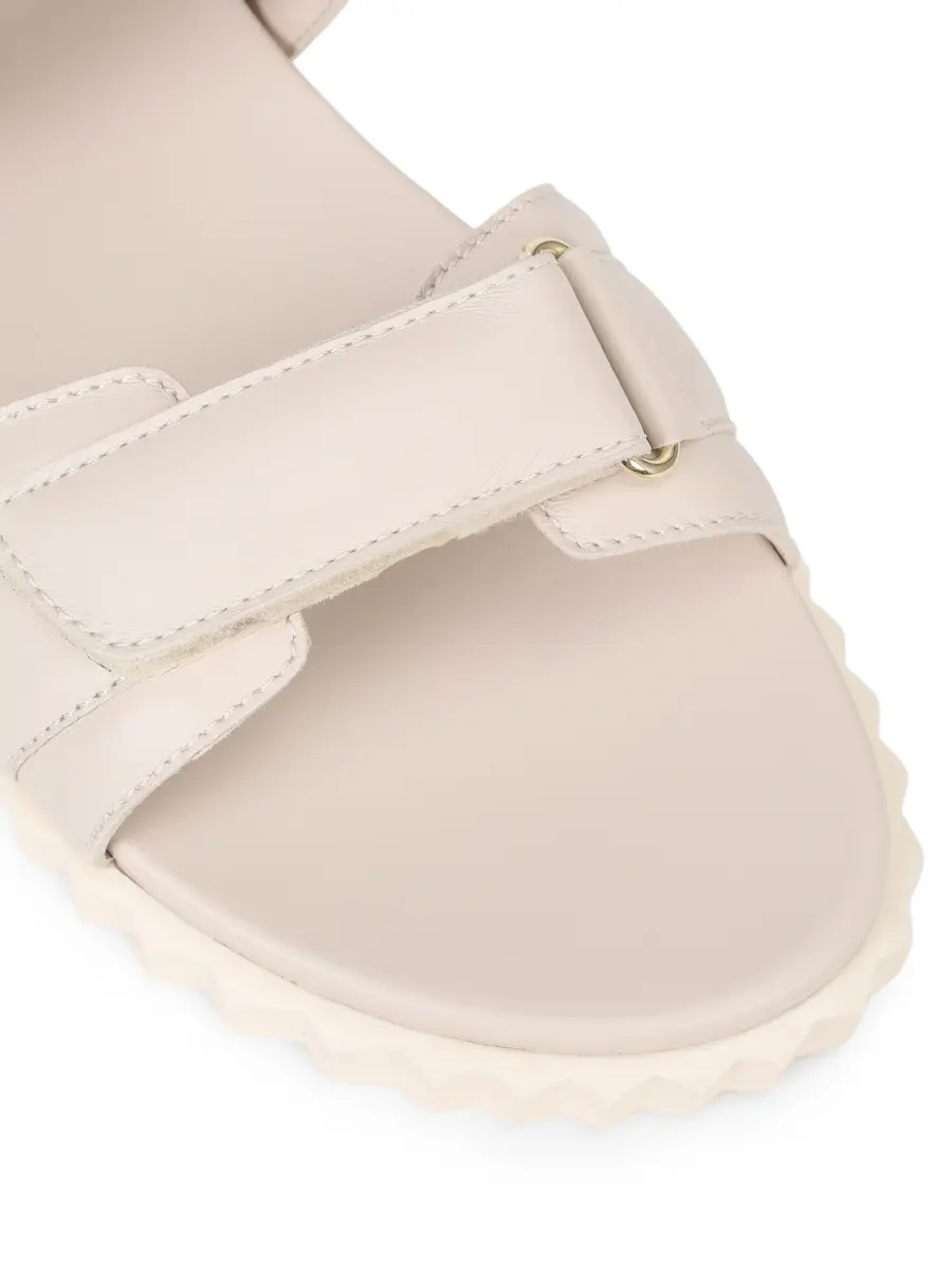 Сандалии кожаные VOILE BLANCHE 001 0503265 01 0N06 Серый  Фото 5