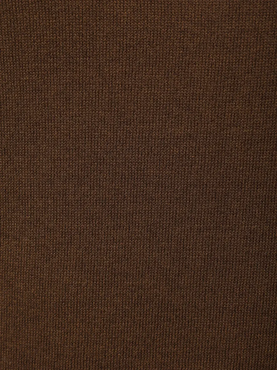 Футболка из шелка и хлопка RADI PERUGIA M5425-1033 0480 Коричневый  Фото 6
