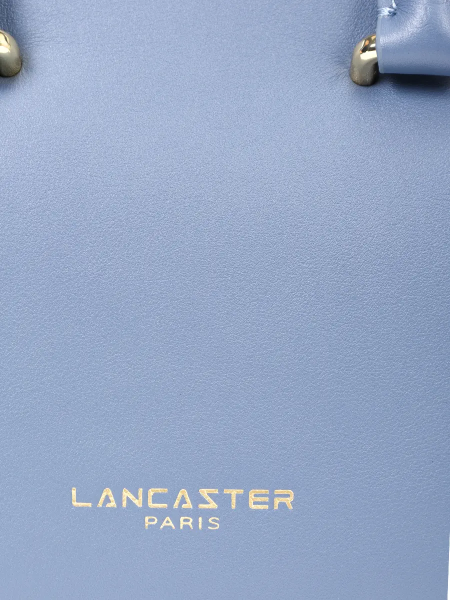 Сумка кожаная LANCASTER 531-126-BLEUJEANS Голубой  Фото 5