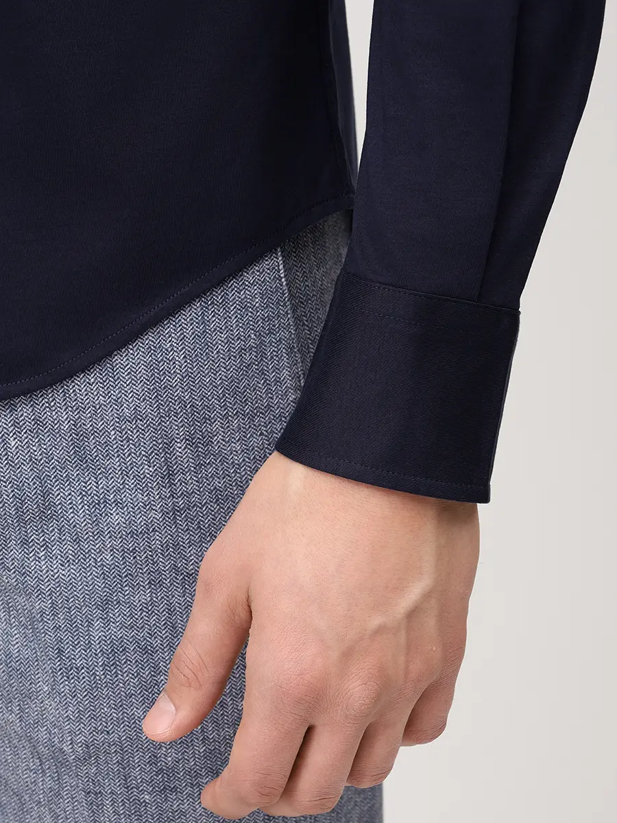 Рубашка Slim Fit хлопковая PAUL TAYLOR PT7CA A036 600 Синий  Фото 5