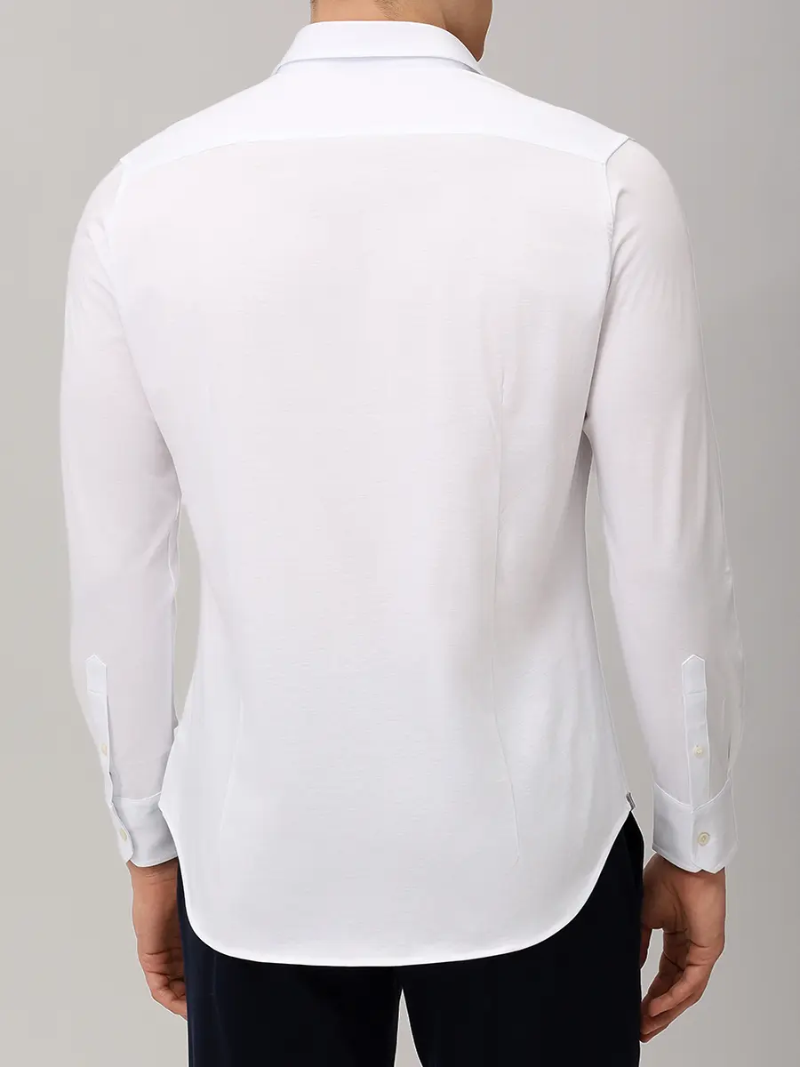 Рубашка Slim Fit хлопковая PAUL TAYLOR PT7CA A036 001 Белый  Фото 3