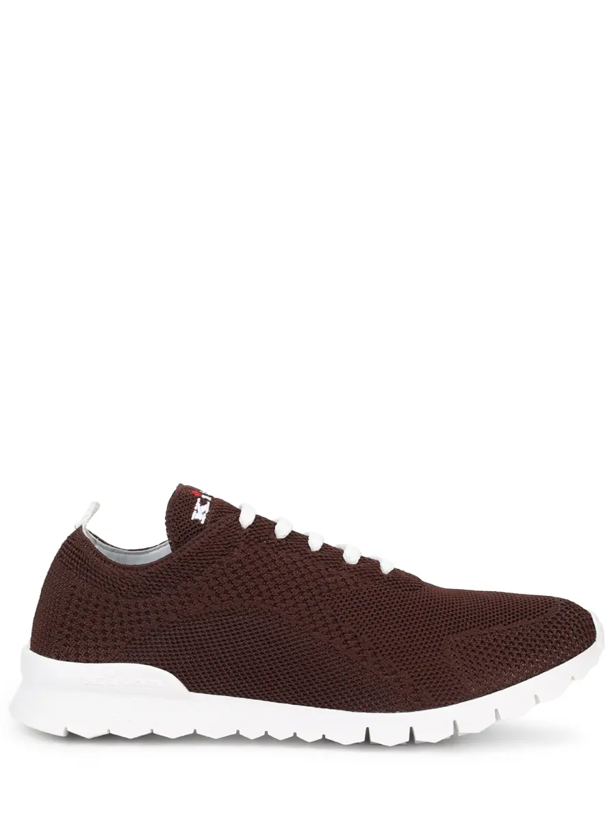 Кроссовки текстильные KITON USSFITSN0080930046 Коричневый 