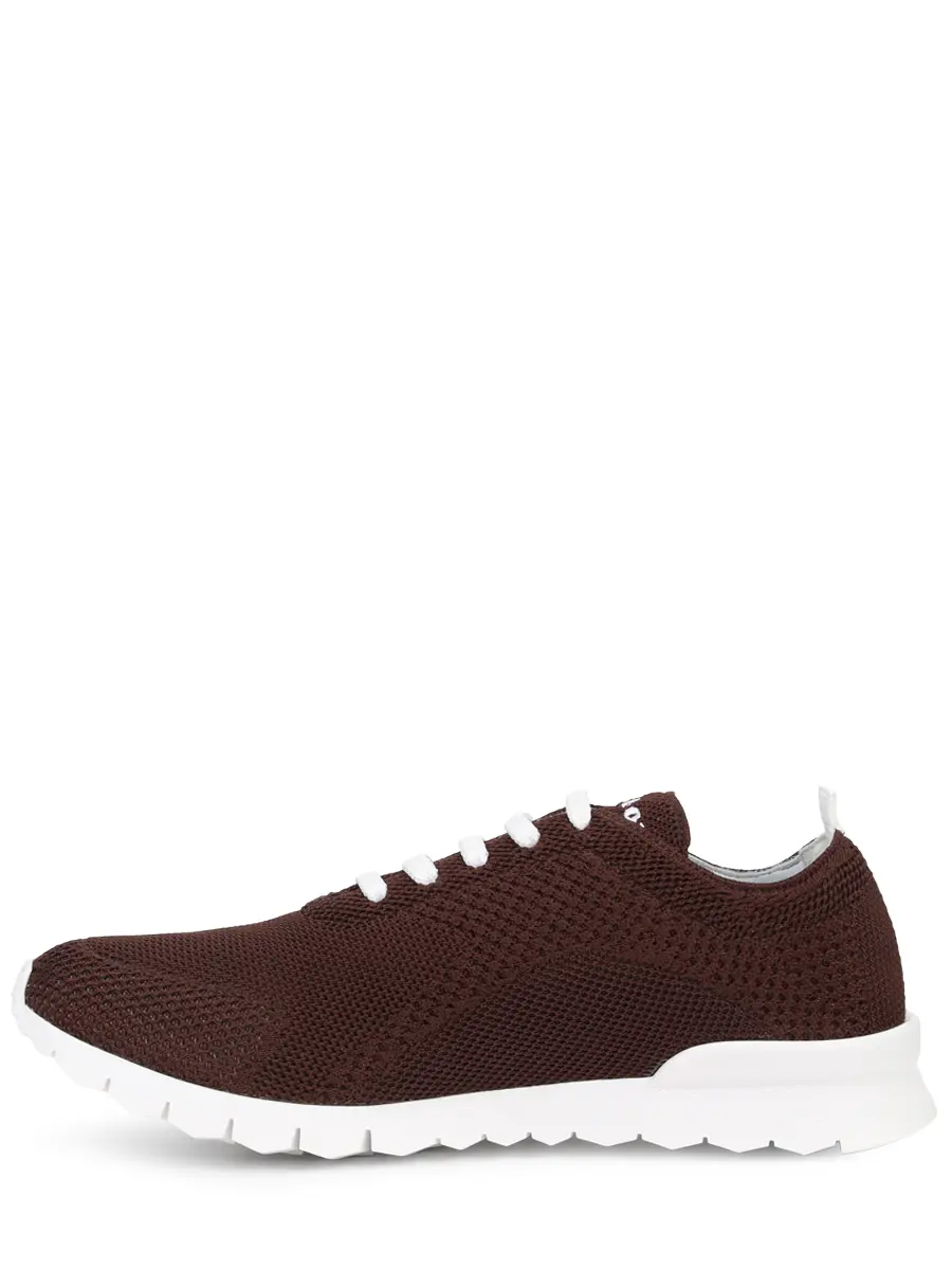Кроссовки текстильные KITON USSFITSN0080930046 Коричневый  Фото 3