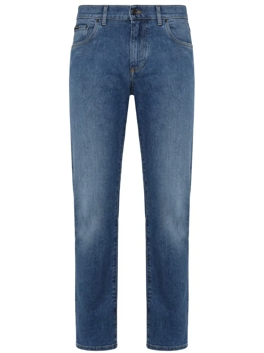 Джинсы Slim Fit хлопковые DOLCE & GABBANA GY07CD G8OZ1 S9001 slim Голубой 