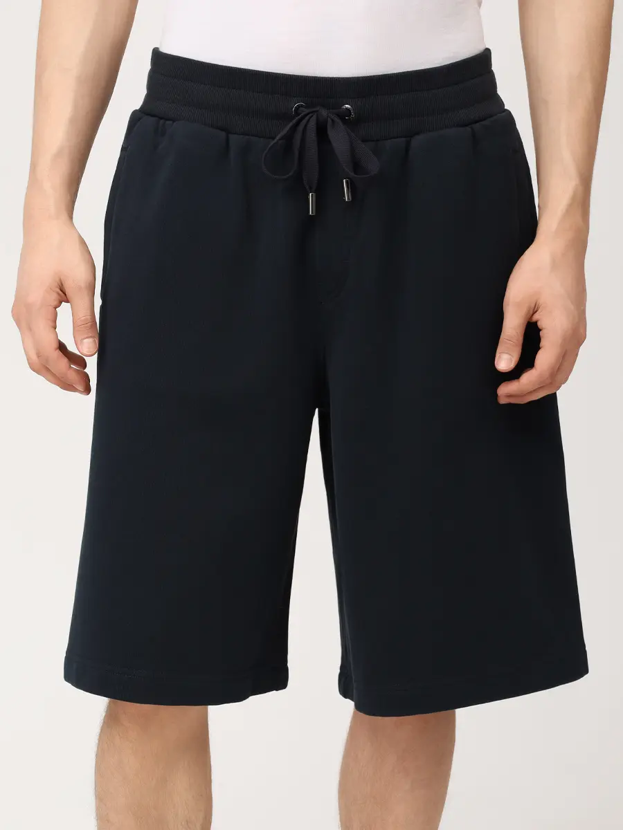 Шорты хлопковые DOLCE & GABBANA GVUZAZ G7PZG B0665 Синий  Фото 4
