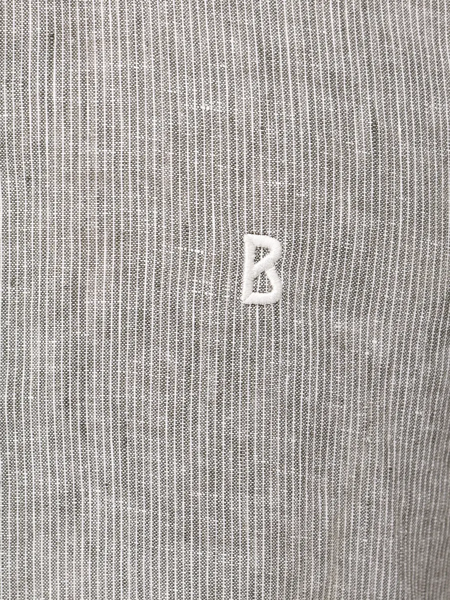 Рубашка Slim Fit льняная BOGNER 58848064 271 TIMI Серый  Фото 6