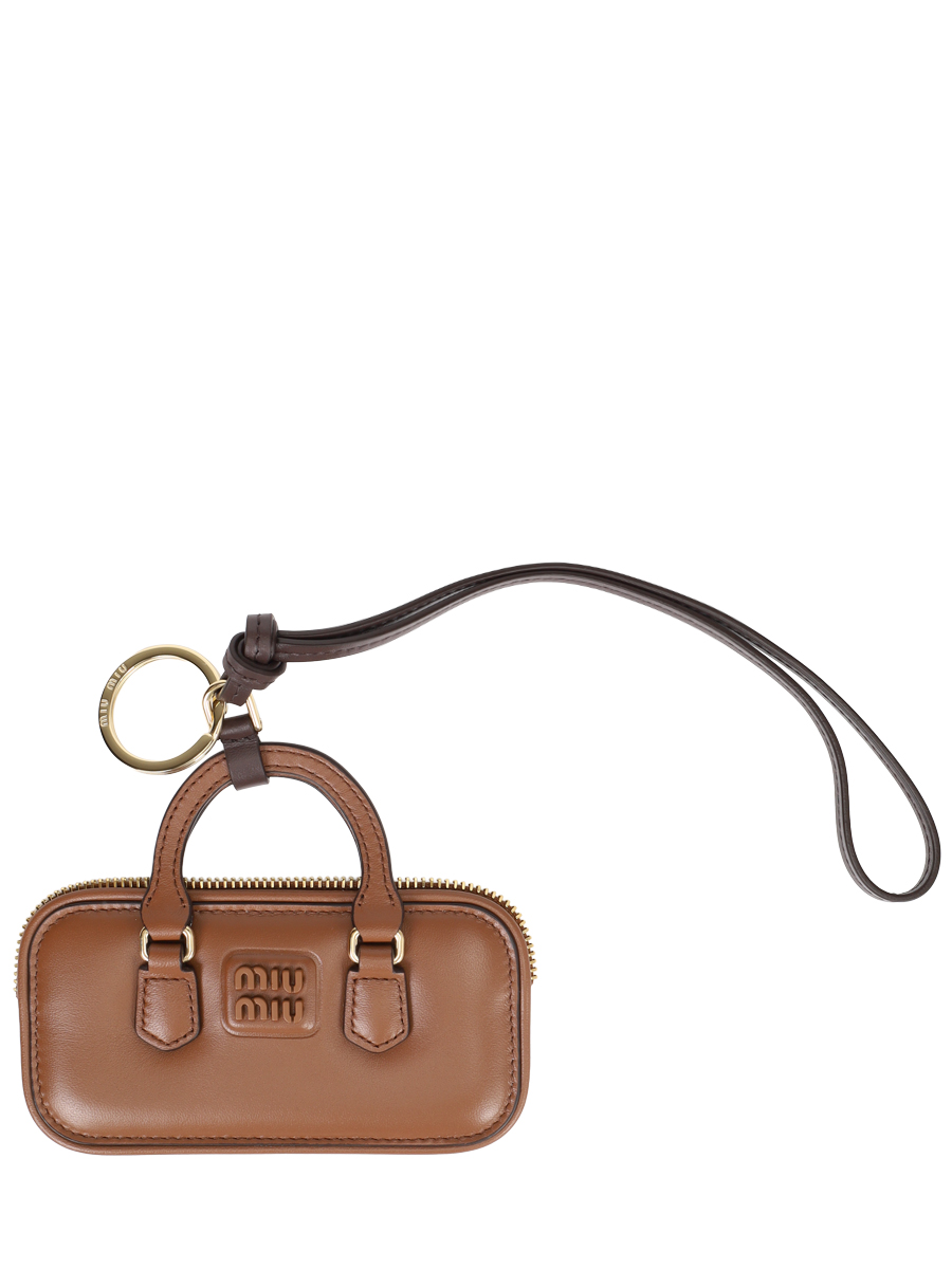 Брелок кожаный MIU MIU