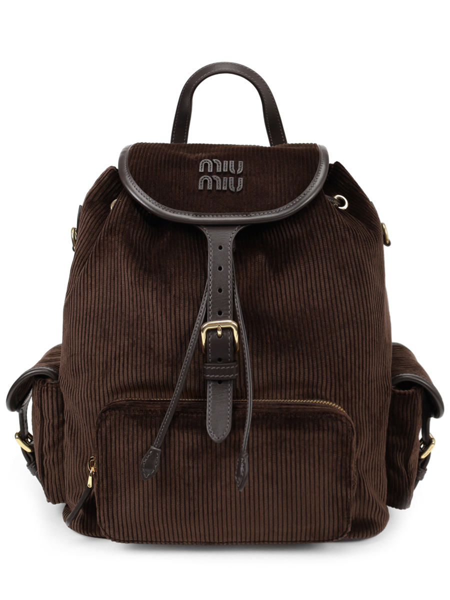 Рюкзак вельветовый MIU MIU