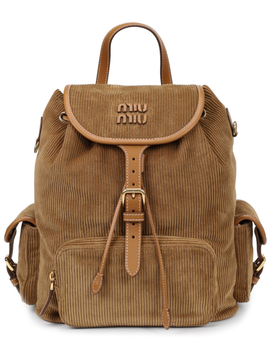 Рюкзак вельветовый MIU MIU