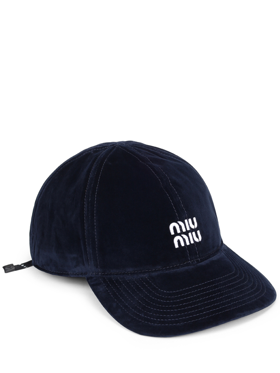 Бейсболка из вискозы MIU MIU