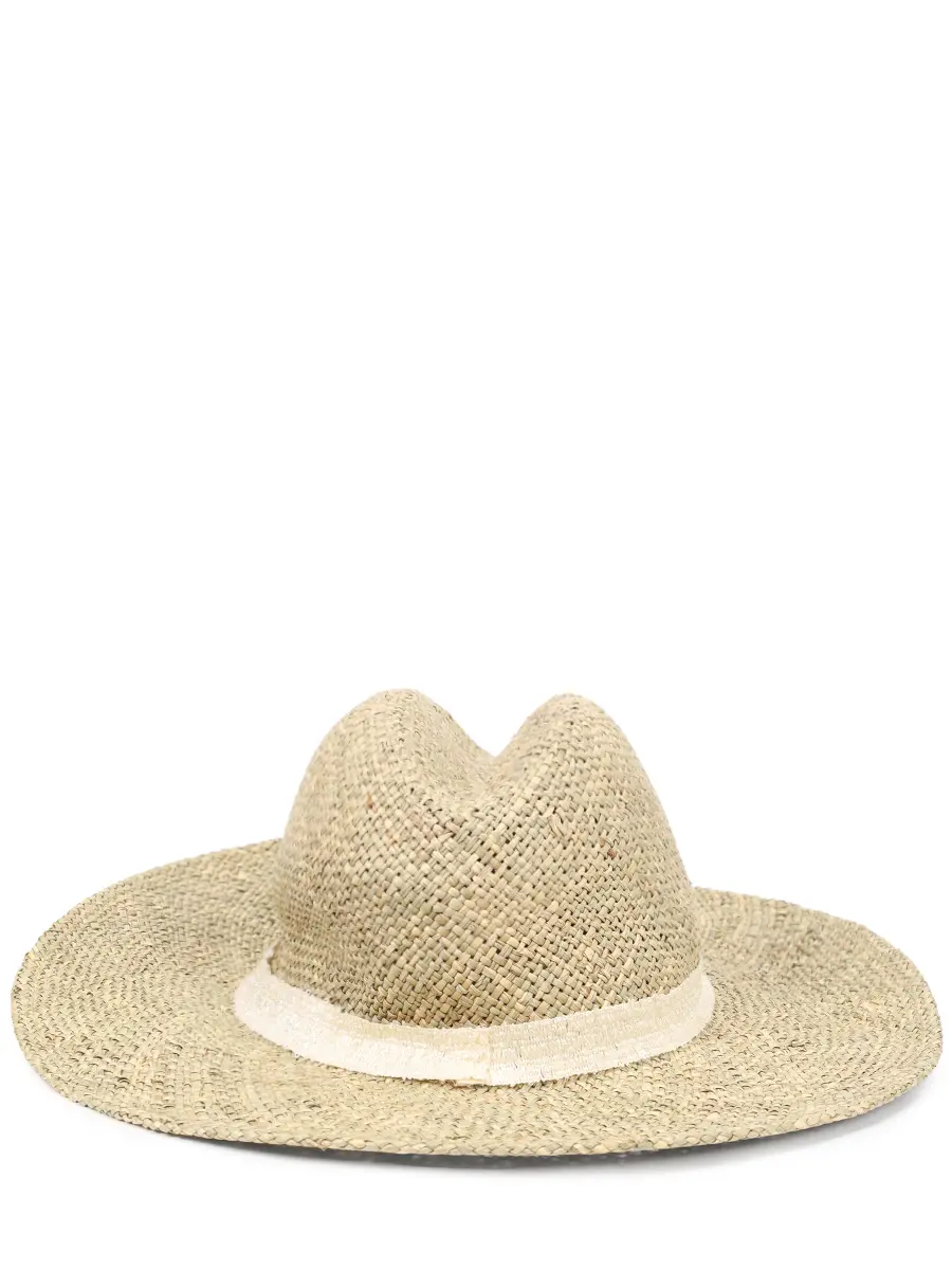 Шляпа соломенная PANICALE D38FEDORA1 38DH1C 0270 Бежевый  Фото 2
