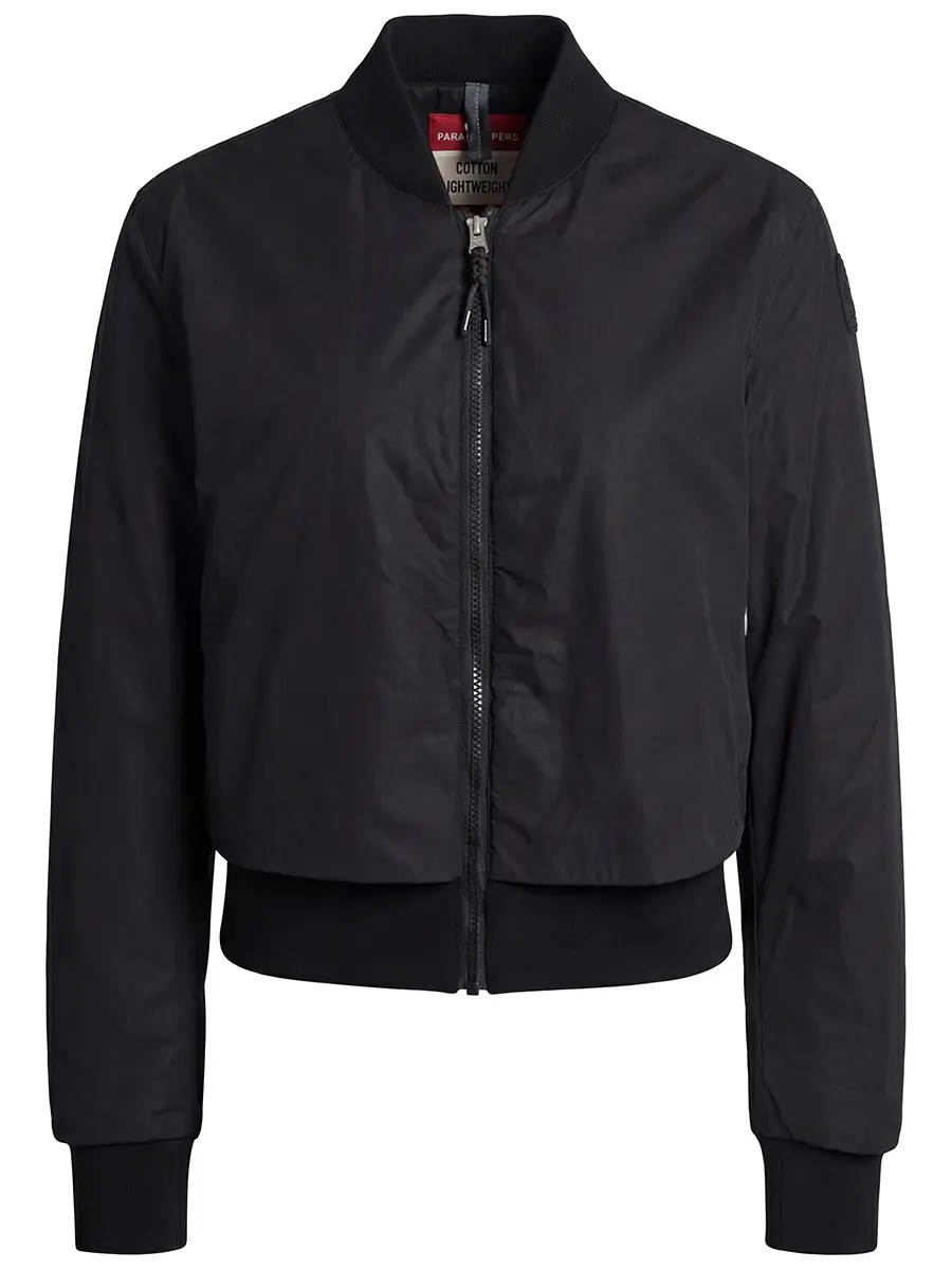Бомбер хлопковый PARAJUMPERS 26SMPWJKBH31/0541 Черный 