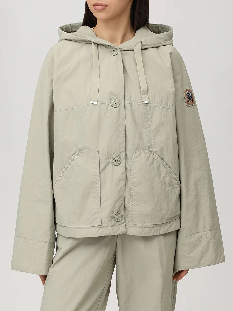 Куртка однотонная PARAJUMPERS 26SMPWJKDU32/0245 Зеленый  Фото 4