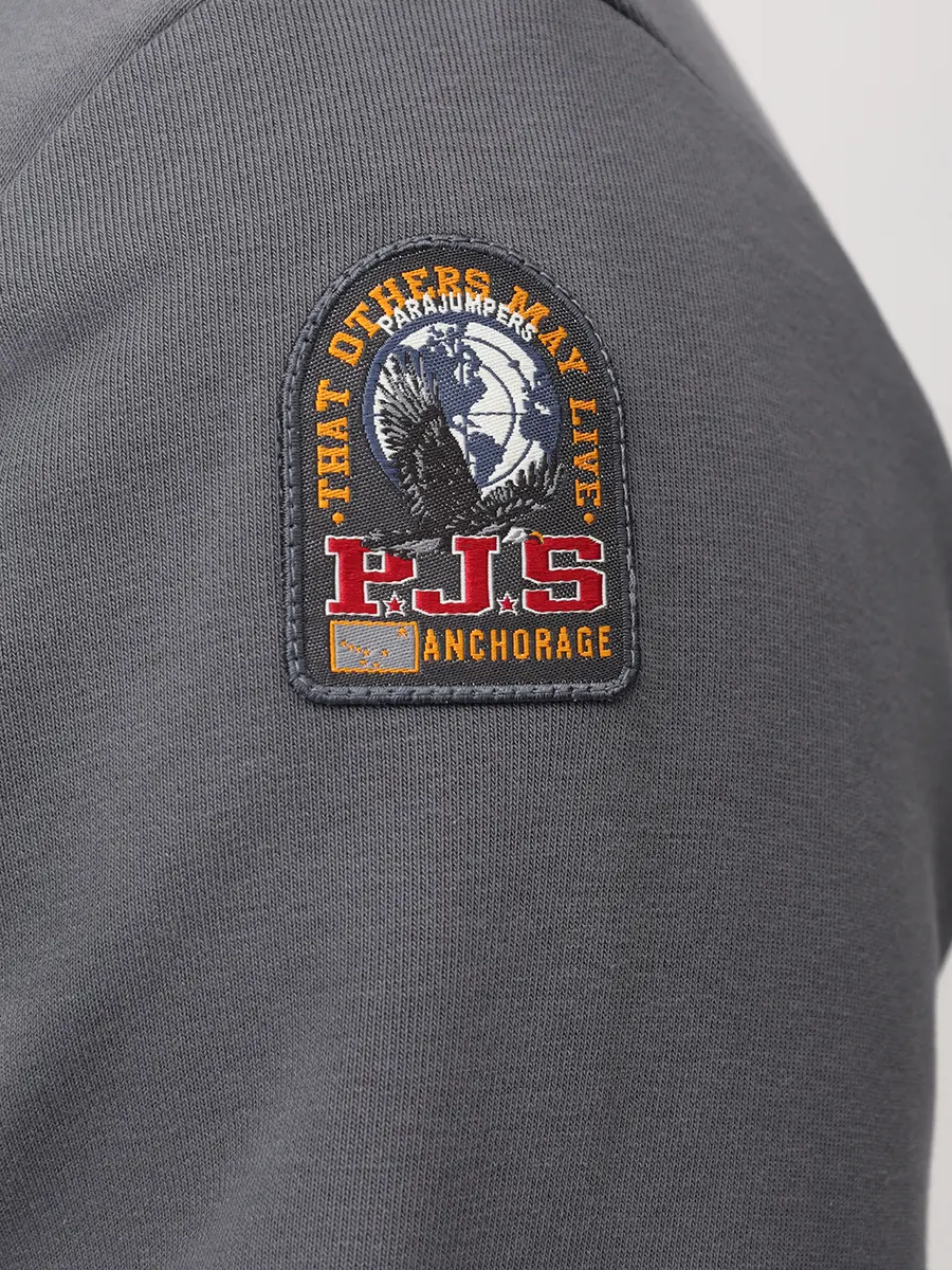 Костюм хлопковый PARAJUMPERS 26SMPMFLEY20/26SMPMPAEY23 0325 Темный Серый  Фото 6