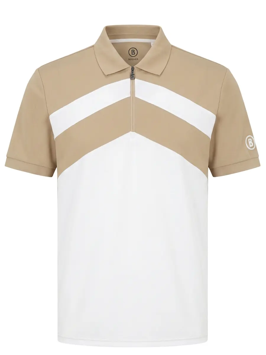 Поло на молнии BOGNER SPORT CUNO 52189623/770 Бежевый 