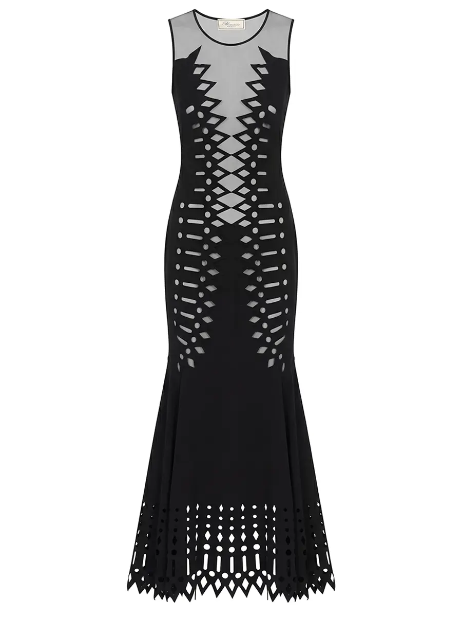 Платье однотонное BLUMARINE P622A755A Черный 