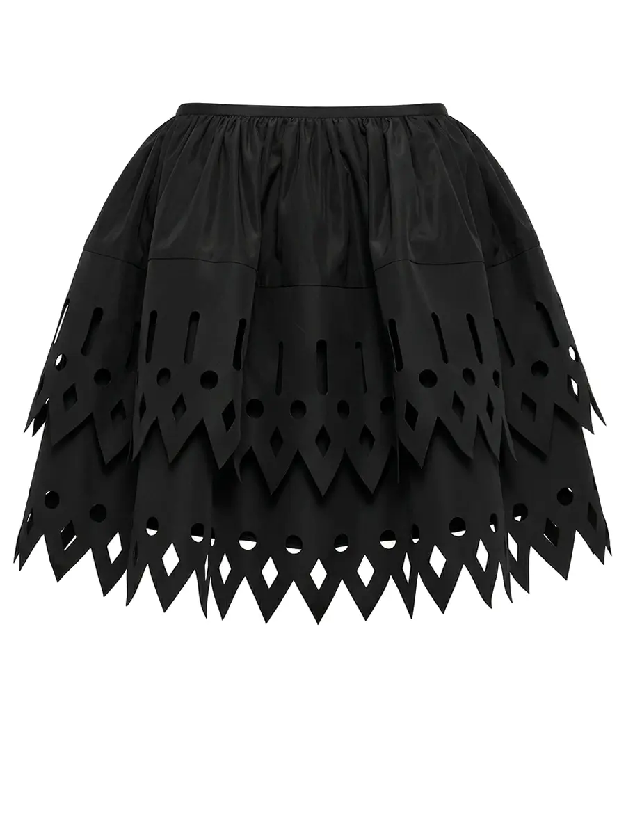 Юбка однотонная BLUMARINE P622G293A Черный 