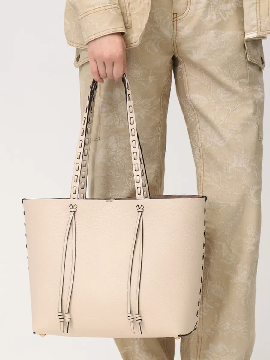 Сумка кожаная ETRO WP1D0024 AE266 W3796 Кремовый  Фото 2
