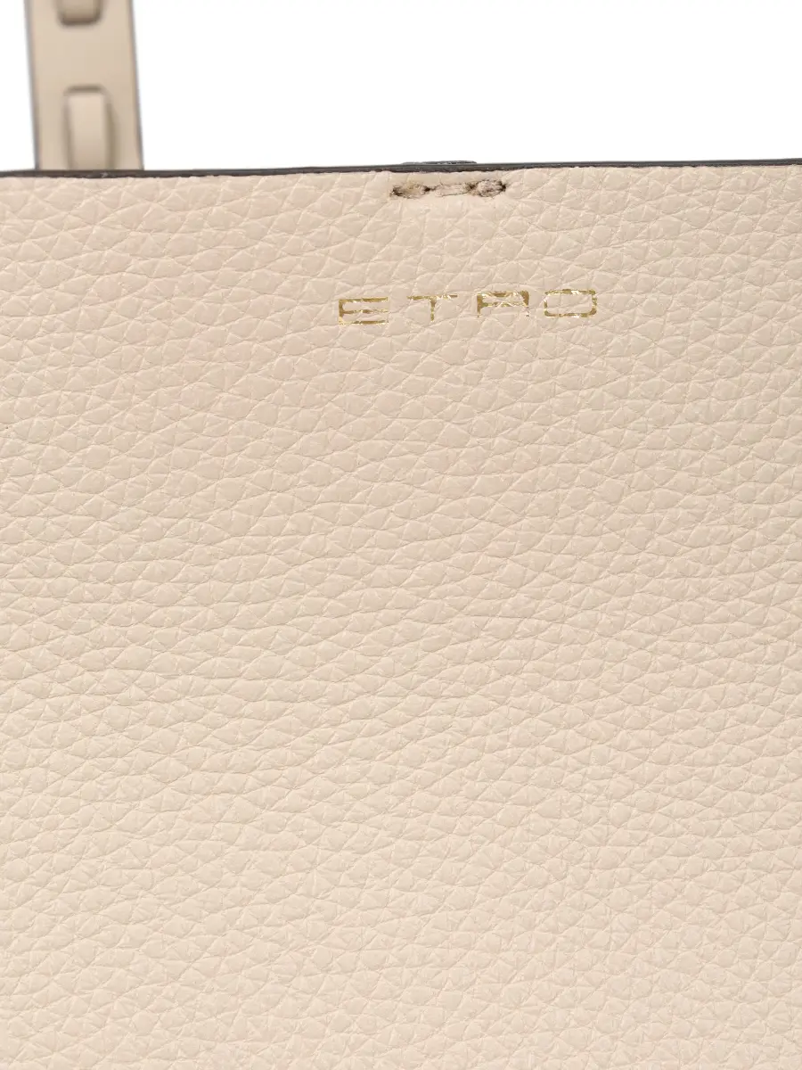 Сумка кожаная ETRO WP1D0024 AE266 W3796 Кремовый  Фото 6