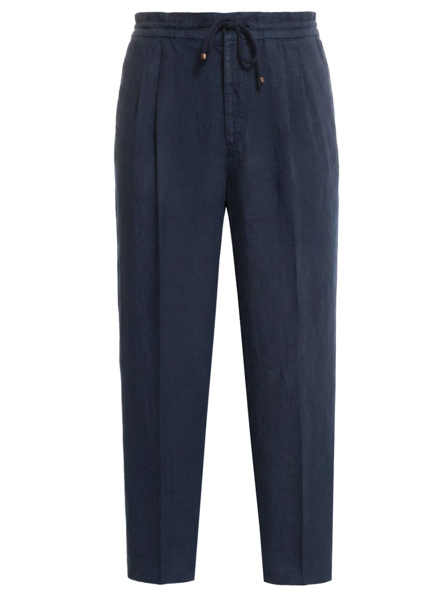 Брюки льняные BRUNELLO CUCINELLI