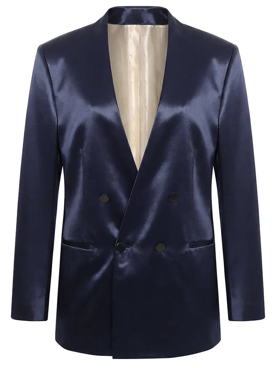 Жакет из вискозы ALBERTA FERRETTI 261U_0508-1627 0290 Синий 