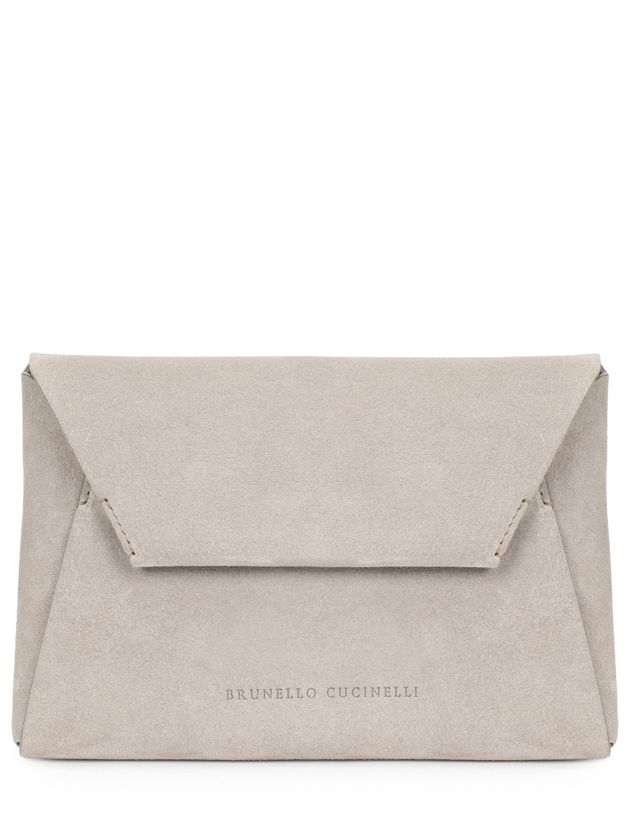 Клатч замшевый BRUNELLO CUCINELLI